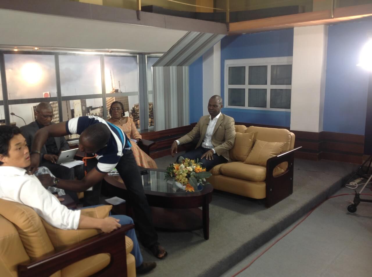 Behind the Scenes - TV Interview for World Economic Forum Africa 2014